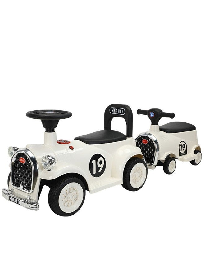 Child Electric car Kids Riding Toy，Ride On Train Ride on Car Toddler Push Car for Kids to Drive Model Game Gift, ride-on car/push car with a trailer  - Image 2