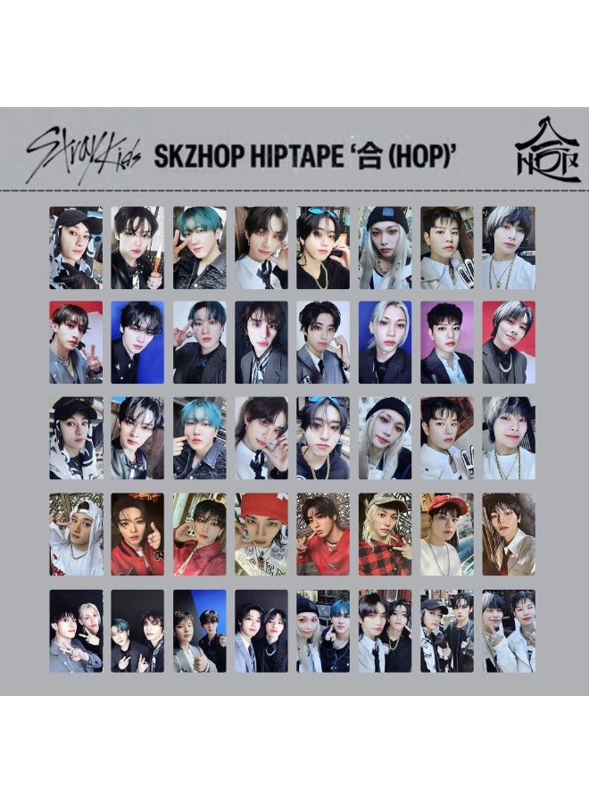 NIBEMINENT 8 Pcs Kpop Straykids SKZHOP HIPTAPE HOP Lomo Cards Card For Fans Collection Gifts - Image 2