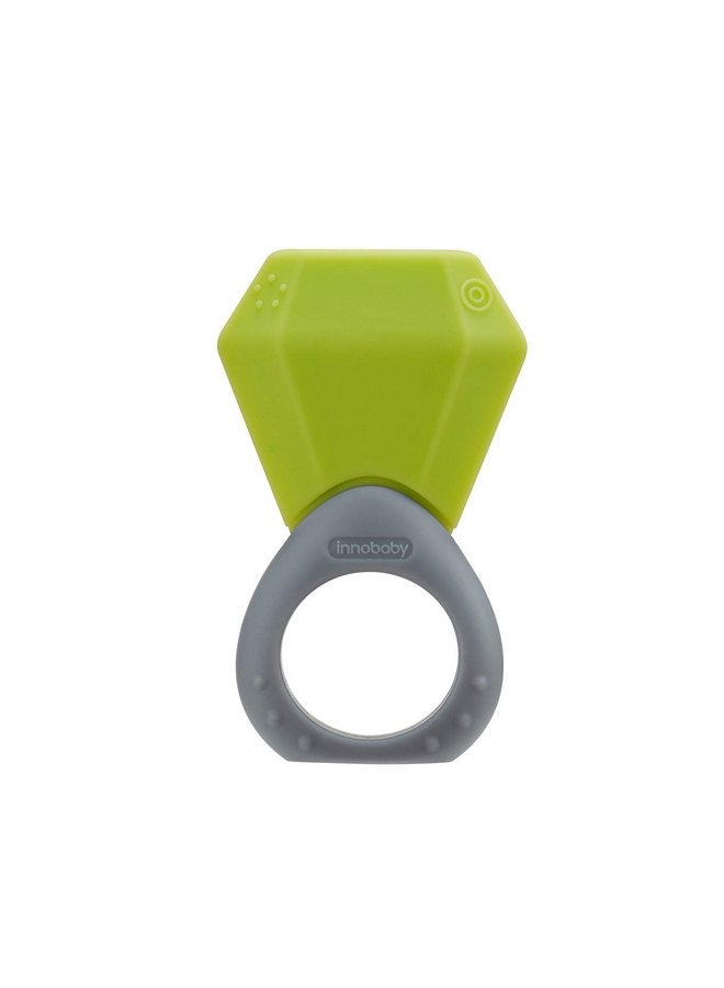 Innobaby TEETHIN' Smart Birthstone Ring TEETHER - August (Peridot) - Image 1