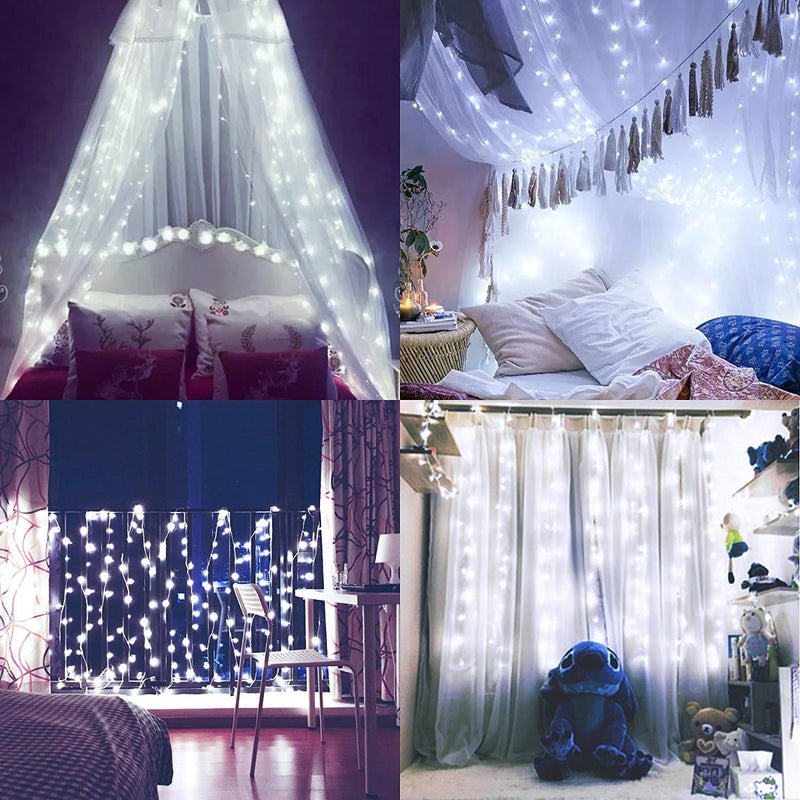 ANJAYLIA (3Meters, White) - 10Ft/3M 30leds Light String Festival Decoration Wire String Light Battery operated on(White) - Image 3