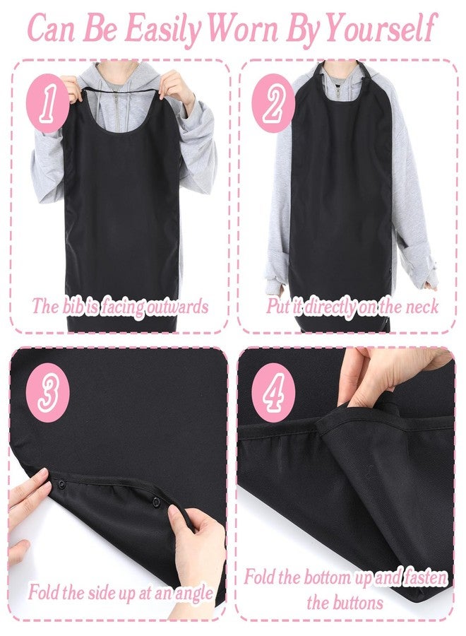 xinxingin Bib for Adults for Eating, Adult Bibs for Elderly Eating, Dining Protection for Seniors and Disabled Adults, Washable and Reusable Clothing Protector - Image 4