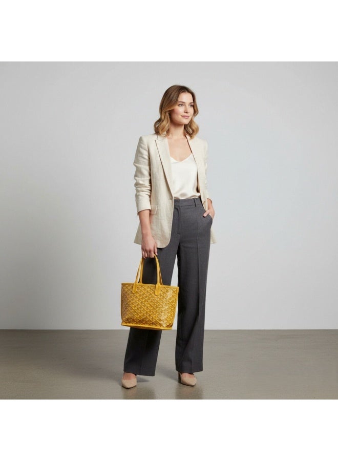 Yara Women's Reversible Fashion Tote Handbag with Detachable Small Pouch – Stylish, Casual, and Versatile for Everyday Use - Image 2