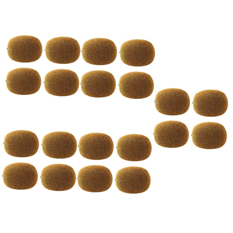 5 Sets Lifelike Imitation Kiwifruit Photography Props Realistic Fruit Decorations for Shop Window Home Adornment - Image 2