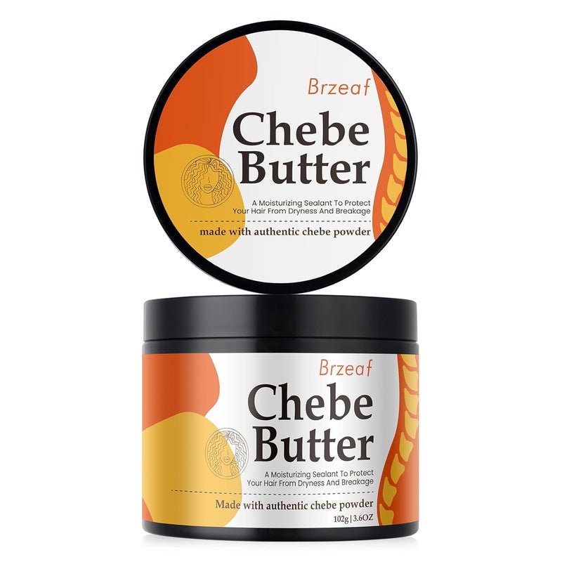 Brzeaf Vegan Chebe Butter for Hair Growth With Rosemary Oil 36 Oz AllNatural Ingredients Moisturizing Thickening for All Hair Types Deep Conditioning