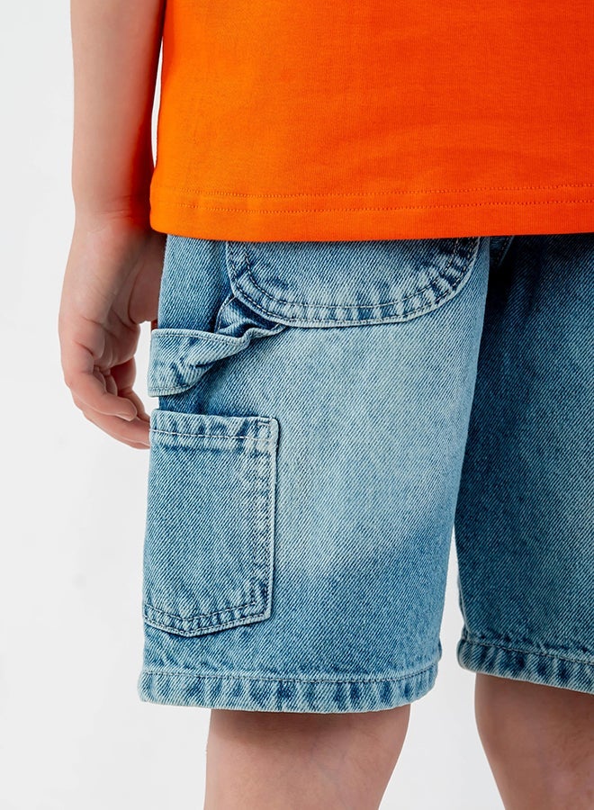 سي إن جينز وير كيدز شورت جينز صيفي للأولاد - Image 1