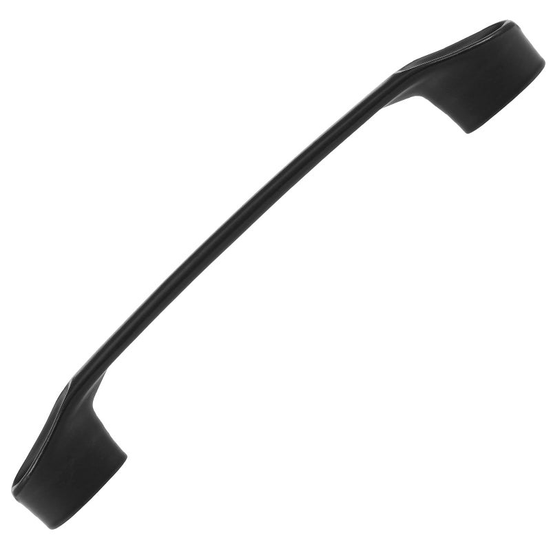 Modern Minimalist Black Aluminum Cabinet Handles 96mm Hole Center - Image 2
