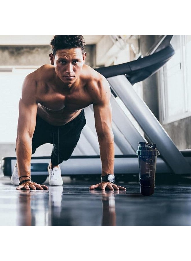 DEEDECORWAVE DEEPTECH Expertise 5 Piece Shaker Bottle Set (500 ML) with Pill & Supplement Divider, Leak-Proof, Dishwasher Safe, Perfect for Gym Workouts, Protein & Nutrient Mixing - Image 4