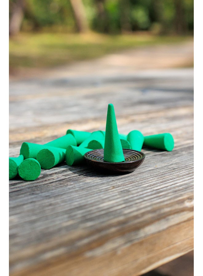 Mosquito Guard Mosquito Guard 45pcs Mosquito Repellent Incense Cone with 2 Ceramic Dishes - Mosquito Repellent for Patio No Deet Plant Based Mosquito Repellent Outdoor  - Image 3