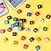 Poen 100 Pcs 16mm Dice Set Bulk 6 Sided Standard Colored Dices with Numbers D6 Polyhedral Games Dice for Board Games Parties Solid Color - Image 4
