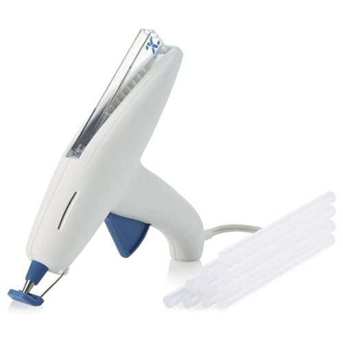 Xyron Mini Multi-Stick Hot Glue Gun, for Craft & Crafting Projects, Convenient Cartridge Holds up to 3 Sticks, Includes 10 Mini Size 4" Glue Sticks (627146) - Image 1