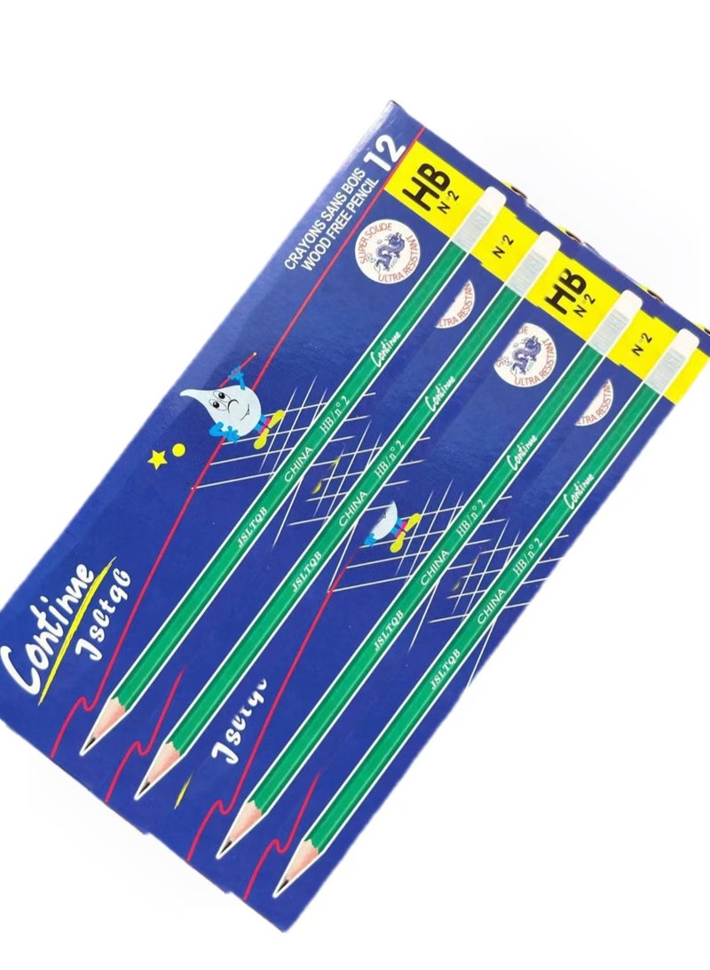 Generic 48 pencils with erasers  - Image 1