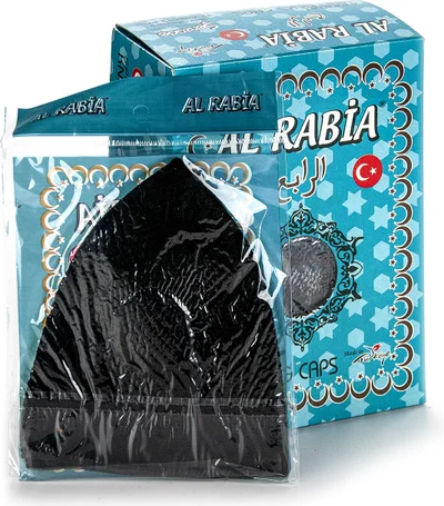 İhvan Hand Knitted Model Knitwear Skullcap 12 Pieces Black