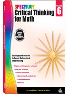 Spectrum Critical Thinking for Math, Grade 6 