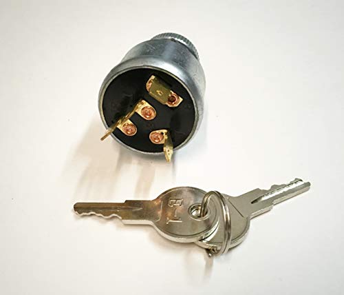 AA EZGO Ignition Key Switch (81+) Gas/Electric Golf Cart (with Lights) 4-Prong - 33639G01 - Image 2