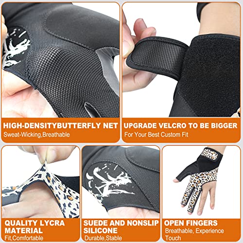 YFY Billiard Pool Gloves for Left Hand 3 Finger, Splicing Process, Snooker Cue Sport Glove Popular Sizes for Men & Women - Image 4