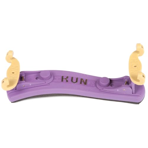 Kun Collapsible Mini Purple Shoulder Rest for 1/16-1/4 Violin - Image 3