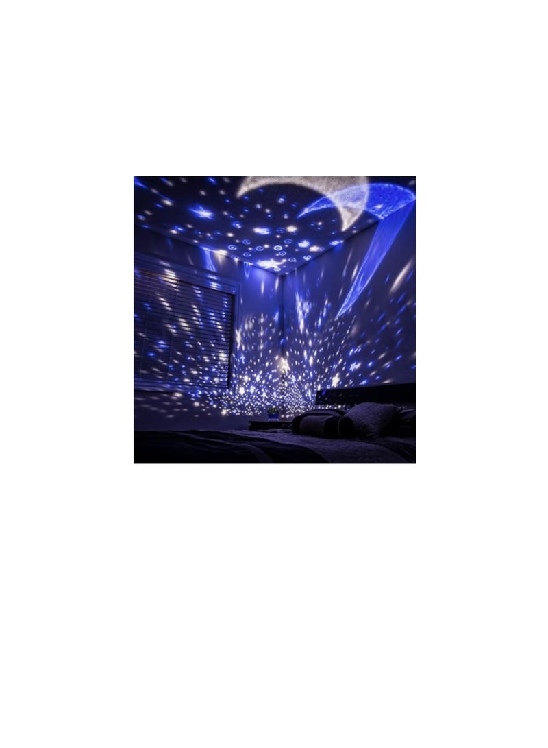 STAR MASTER Starry Night Light Rotating Moon Stars Projector Multicolour 5.6 x 5.2 x 5.1inch - Image 5