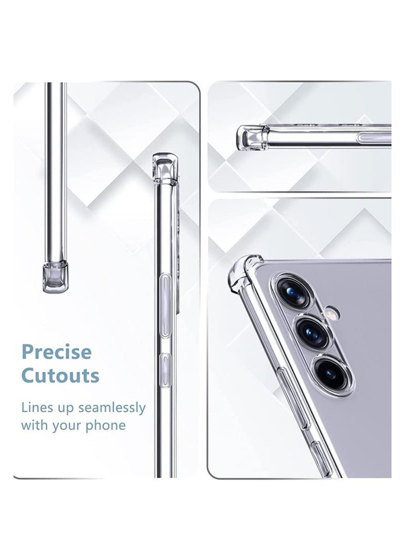 Techie حافظة سامسونج جالاكسي A55 من مادة TPU ممتصة للصدمات مع غطاء خلفي واقٍ شفاف لحماية عدسة الكاميرا - Image 5