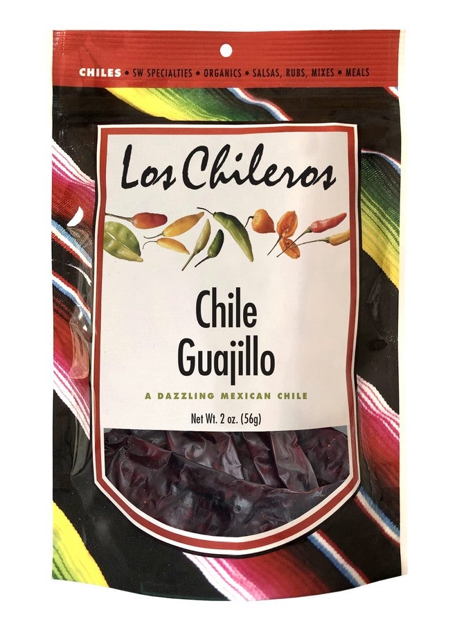 Los Chileros Chile Guajillo, Whole, 2 Ounce (Pack of 8) - Image 1