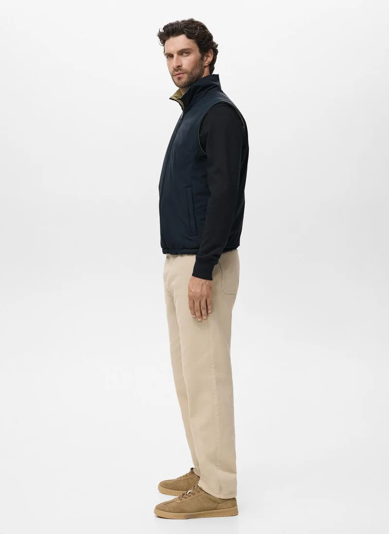 Mango Man  Reversible water-repellent gilet for Men | Best Price UAE