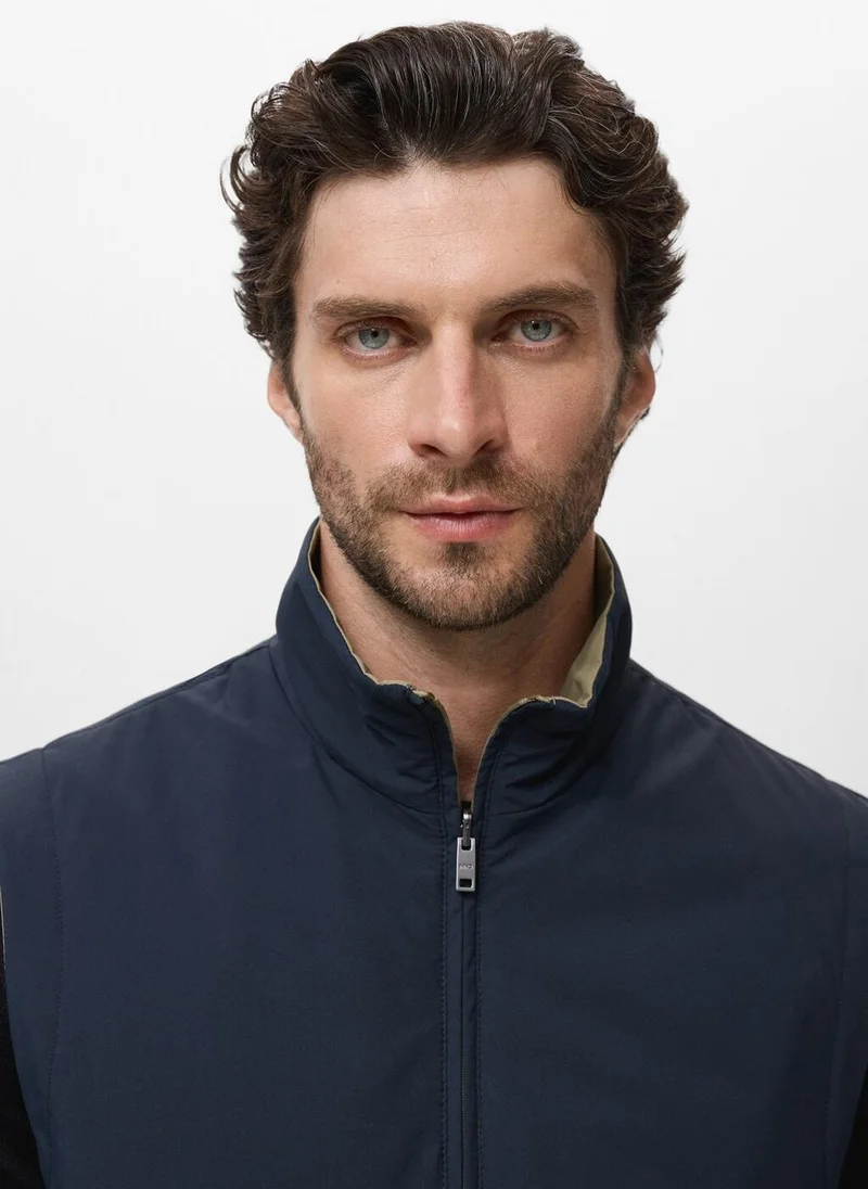 Mango Man  Reversible water-repellent gilet for Men | Best Price UAE