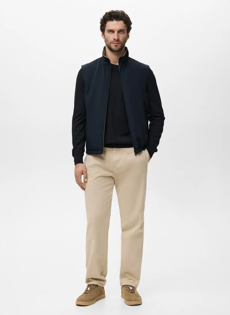 Mango Man  Reversible water-repellent gilet for Men | Best Price UAE