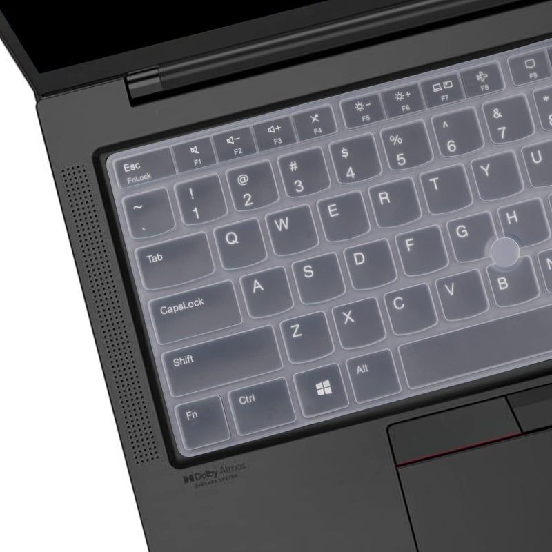 Raya Silicone Keyboard Cover Only Fit for Lenovo Thinkpad E14 (Gen5/Gen6) & Thinkpad L14 (Gen4) Thinkpad T14s (Gen4) Laptops [Will NOT FIT for Any Other Gen or Series Model of Thinkpad] (Transparent) - Image 3