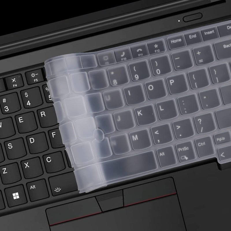 Raya Silicone Keyboard Cover Only Fit for Lenovo Thinkpad E14 (Gen5/Gen6) & Thinkpad L14 (Gen4) Thinkpad T14s (Gen4) Laptops [Will NOT FIT for Any Other Gen or Series Model of Thinkpad] (Transparent) - Image 5