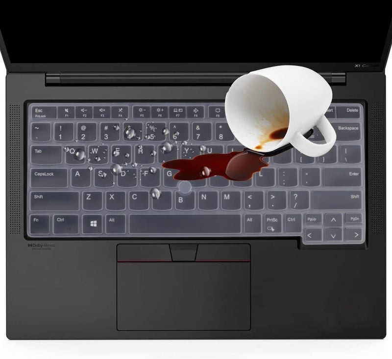 Raya Silicone Keyboard Cover Only Fit for Lenovo Thinkpad E14 (Gen5/Gen6) & Thinkpad L14 (Gen4) Thinkpad T14s (Gen4) Laptops [Will NOT FIT for Any Other Gen or Series Model of Thinkpad] (Transparent) - Image 4