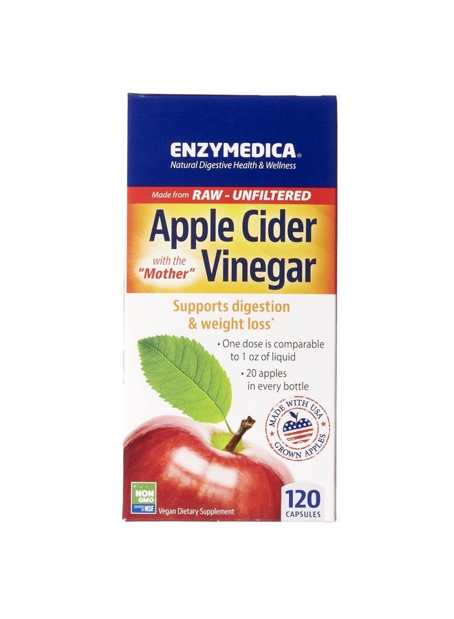 إنزيميديكا إنزايميديكا، خل التفاح، وزن صحي ودعم الهضم، 120 قرصًا - Image 1