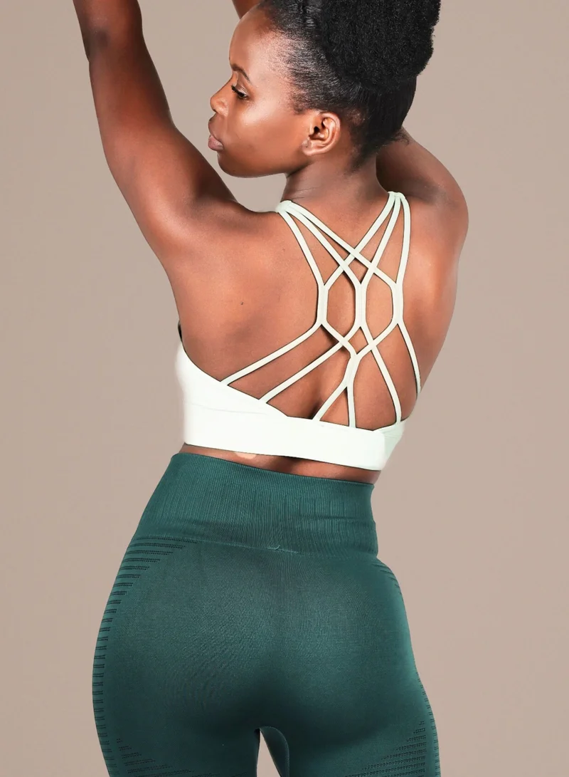 THUGFIT StrikeZone Spaghetti Sports Bra - Mint Green