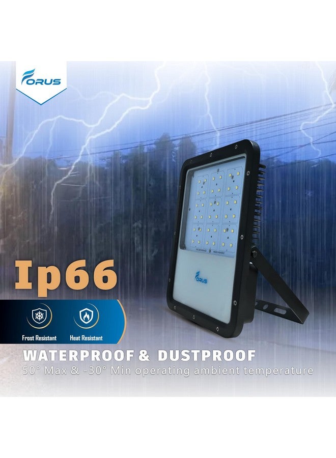 Forus LED Flood Light 200W Waterproof - 10 Years Warranty, Cool White, Outdoor High Mast Security Light 1Pc