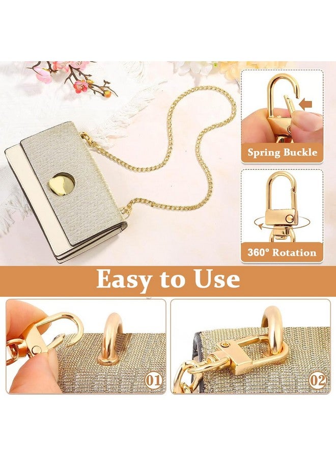 PALAY PALAY® Gold Purse Chain, 5PCS Crossbody Chain Strap, Gold Belt Chain, Chain Replacement Accessories, Purse Extender Strap for Crossbody Bags, Purses, Handbags - 5 Sizes  - Image 4