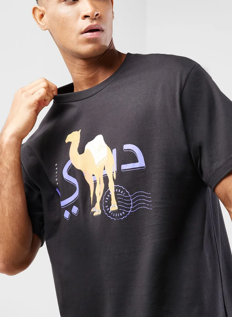 Adidas Dubai Camel T-Shirt