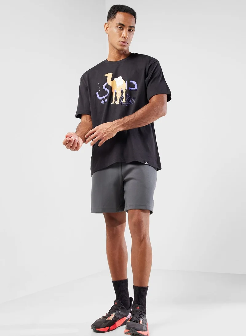 Adidas Dubai Camel T-Shirt