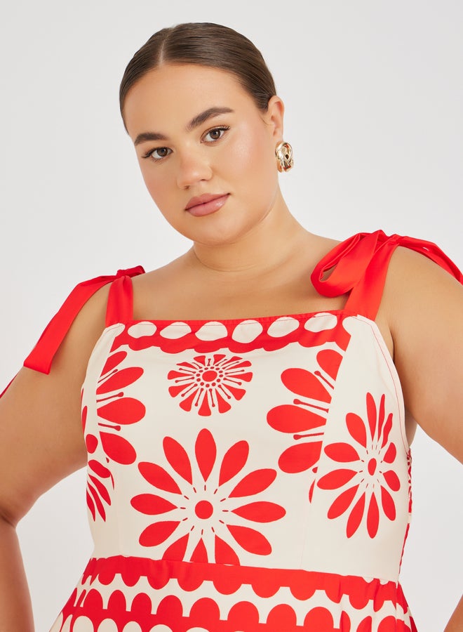 Styli Floral Print Maxi Dress - Image 4