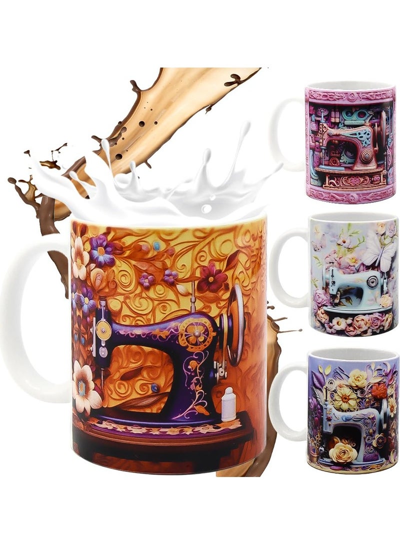 SYOSI Funny Mug - 11oz Sewing Mug Coffee Mug Cup Ceramic Water Botter, Multi-Purpose Sewing Coffee Mug Suitable for Indoor Office Home Travel Party - Image 1