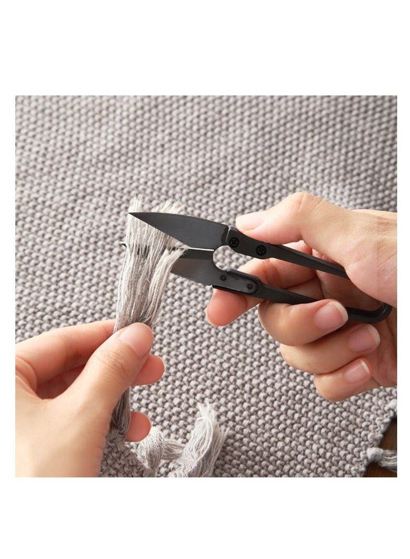 NOVOLAN NOVOLAN Sewing Scissors Handmade Precise Cutting Household Paper-Cut Cloth Stainless Steel Large Cutting Sewing Cross-Stitch Thread Scissors Comfortable Grip Lightweight Rust-Resistant 4-Pack Set - Image 3
