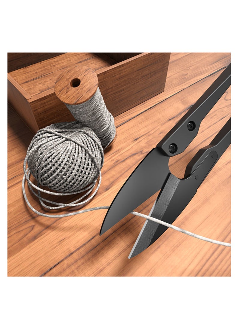 NOVOLAN NOVOLAN Sewing Scissors Handmade Precise Cutting Household Paper-Cut Cloth Stainless Steel Large Cutting Sewing Cross-Stitch Thread Scissors Comfortable Grip Lightweight Rust-Resistant 4-Pack Set - Image 2