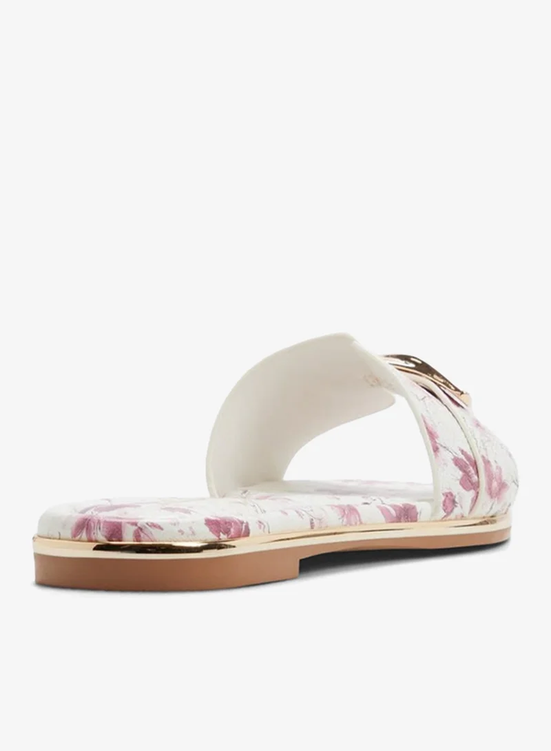 الدو صنادل نسائية مسطحة