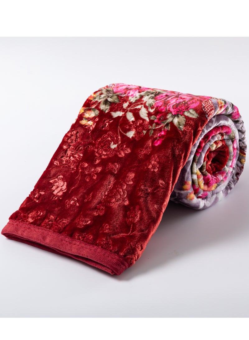 ستارجولد بطانية غائمة فاخرة بطبقة واحدة مصنوعة من خيوط البوليستر المغزول بنسبة 100%، تم الحصول عليها من البوليستر البكر وهو مناسب للشتاء وموسم الأمطار 155 × 210 سم 5 رطل - Image 3