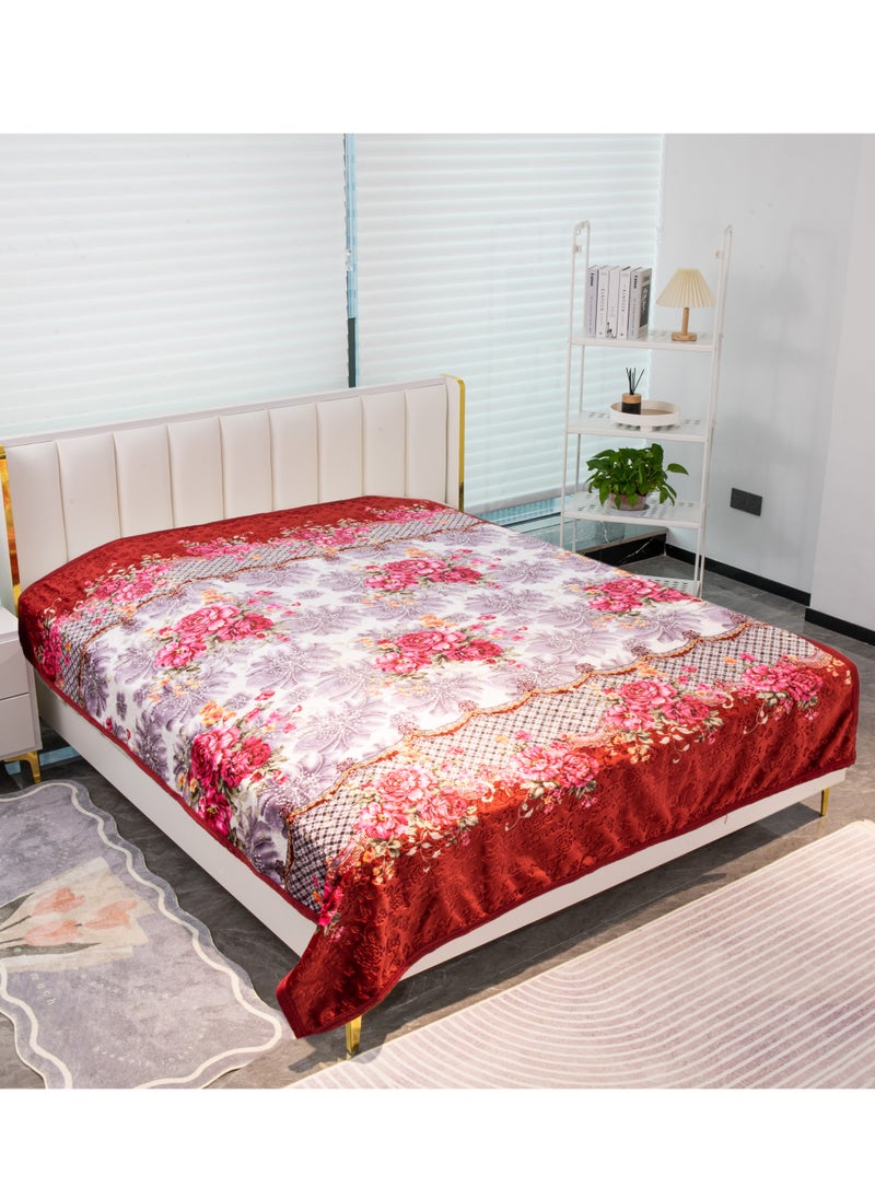 Single Ply Premium Cloudy Blanket Made by 100% Polyester SPUN YARN Obtained from Virgin Polyester Which is Suitable for winter and Rainy Season 155X210CM 5LB - pzsku/Z8B49E57F62F99DD8B90CZ/45/_/1718087849/2c2bed71-f077-4ffb-a914-932efe27969e