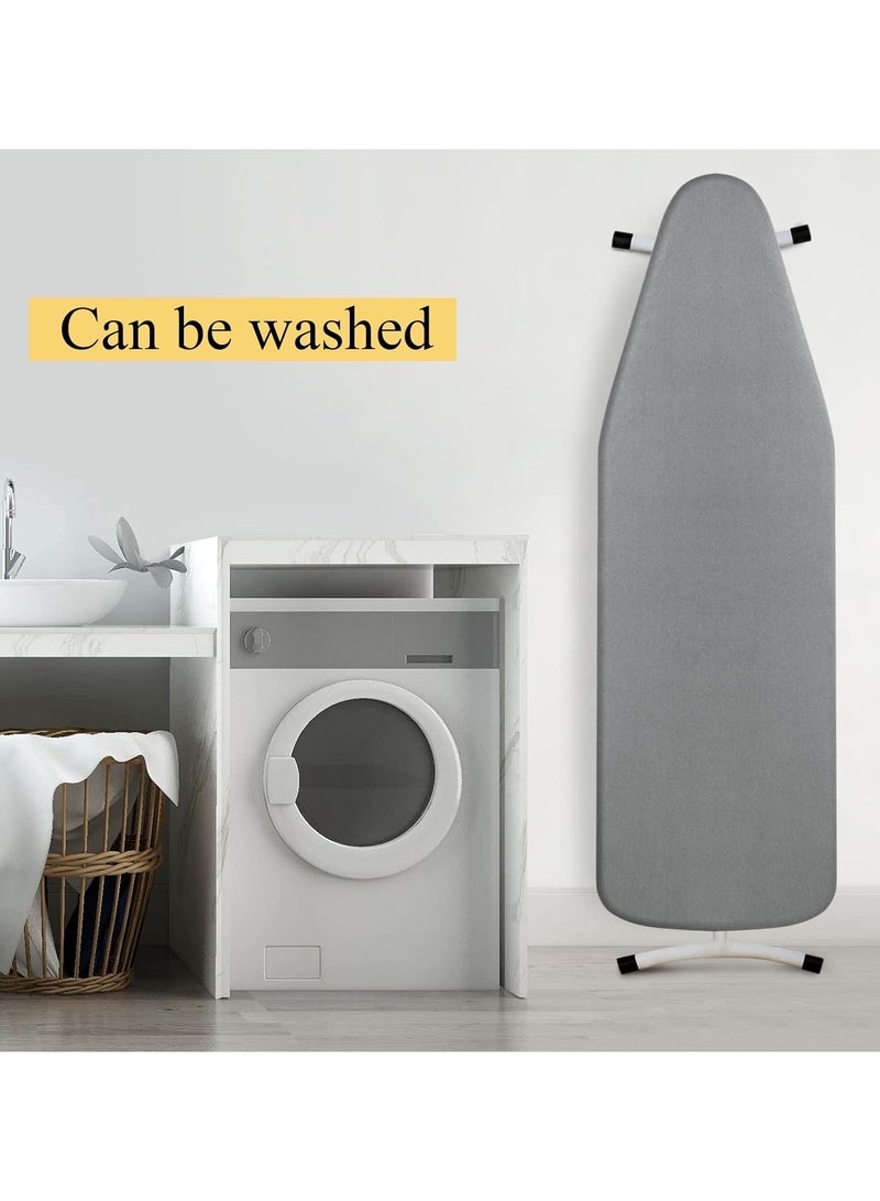 Ironing Board Covers 148x55cm, Extra Large Ironing Board Cover with 100% Cotton Top and Thick Padding, Easy Fit and Scorch Resistant - Image 5