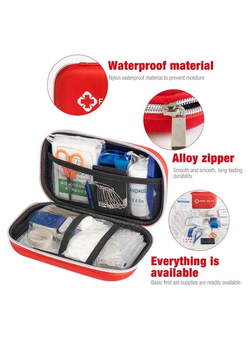 general First Aid Kit Medicine Rescue Bag Medical Kit Survival Emergency Bag Compact First Aid Kit Small Medical Emergency Survival Kit with Storage Bag for Home, Boat, Travel, Family, Car, Office, 177Pcs - Image 5