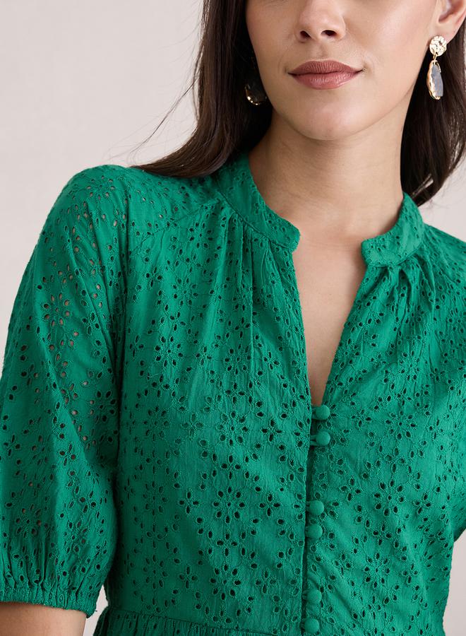 Femmella Eyelet Tiered Dress  - Image 4