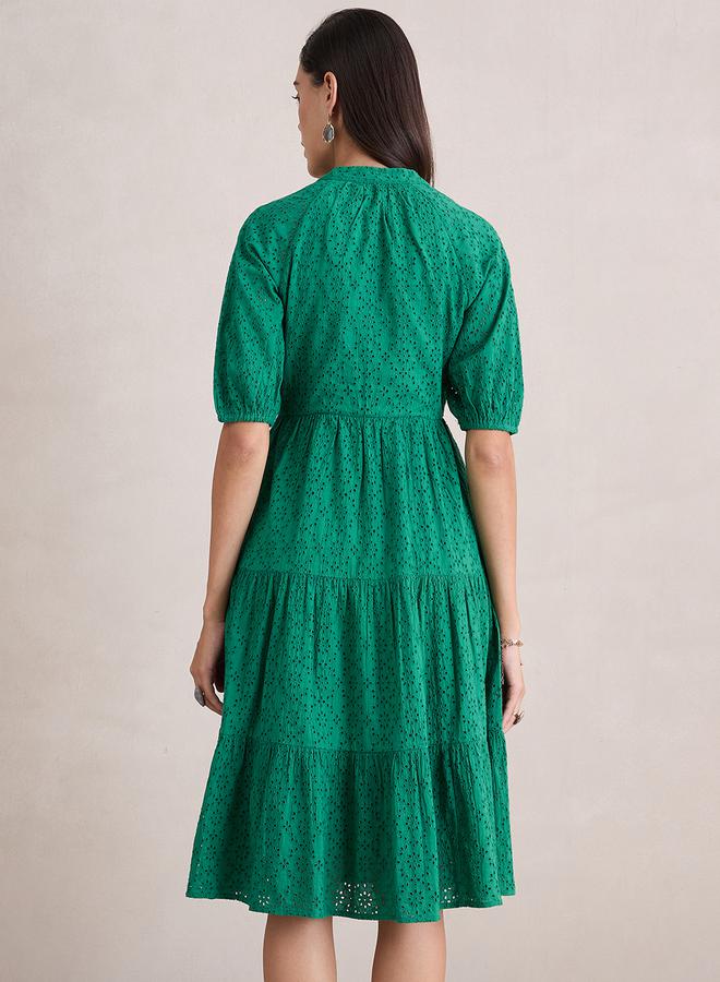 Femmella Eyelet Tiered Dress  - Image 5