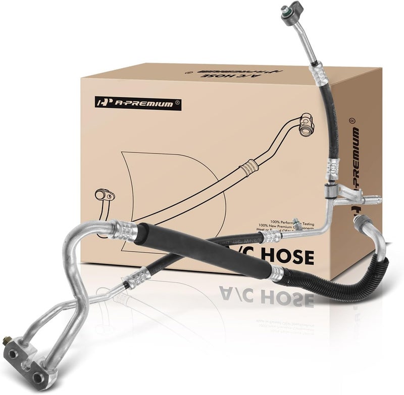 A-Premium A/C Manifold Suction and Discharge Hose Assembly for Ford E-350/E-450 Super Duty 2008-2010 V8 6.0L Turbocharged - Image 1