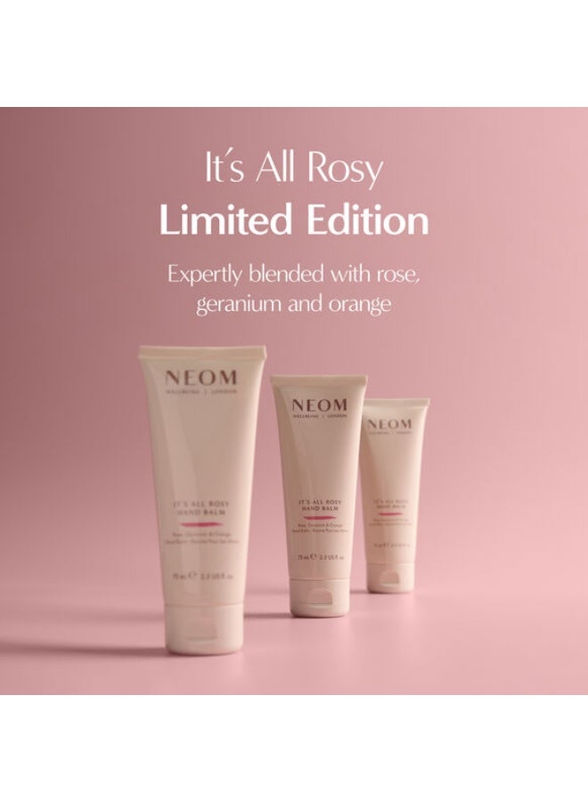 Neom It's All Rosy Hand Balm 75ml - Image 3