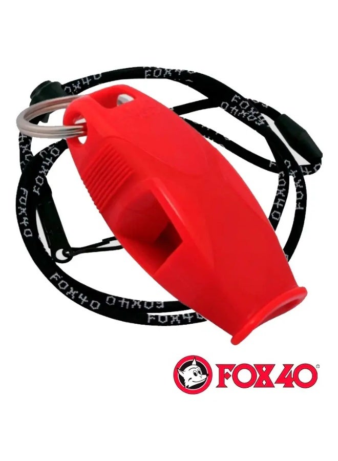 فوكس 40 صافرة رياضية احترافية FOX 40 Sharx بقوة 120 ديسيبل مع حبل تعليق - Image 3
