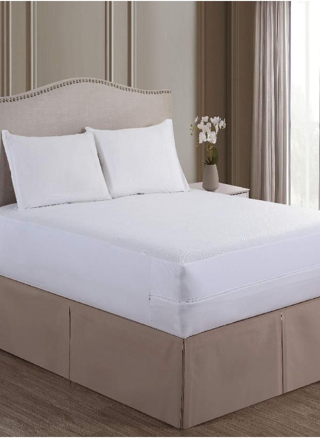 Bed Bug Blocker Bed Bug Blocker FRE146 Mattress Cover, Twin XL, White 
